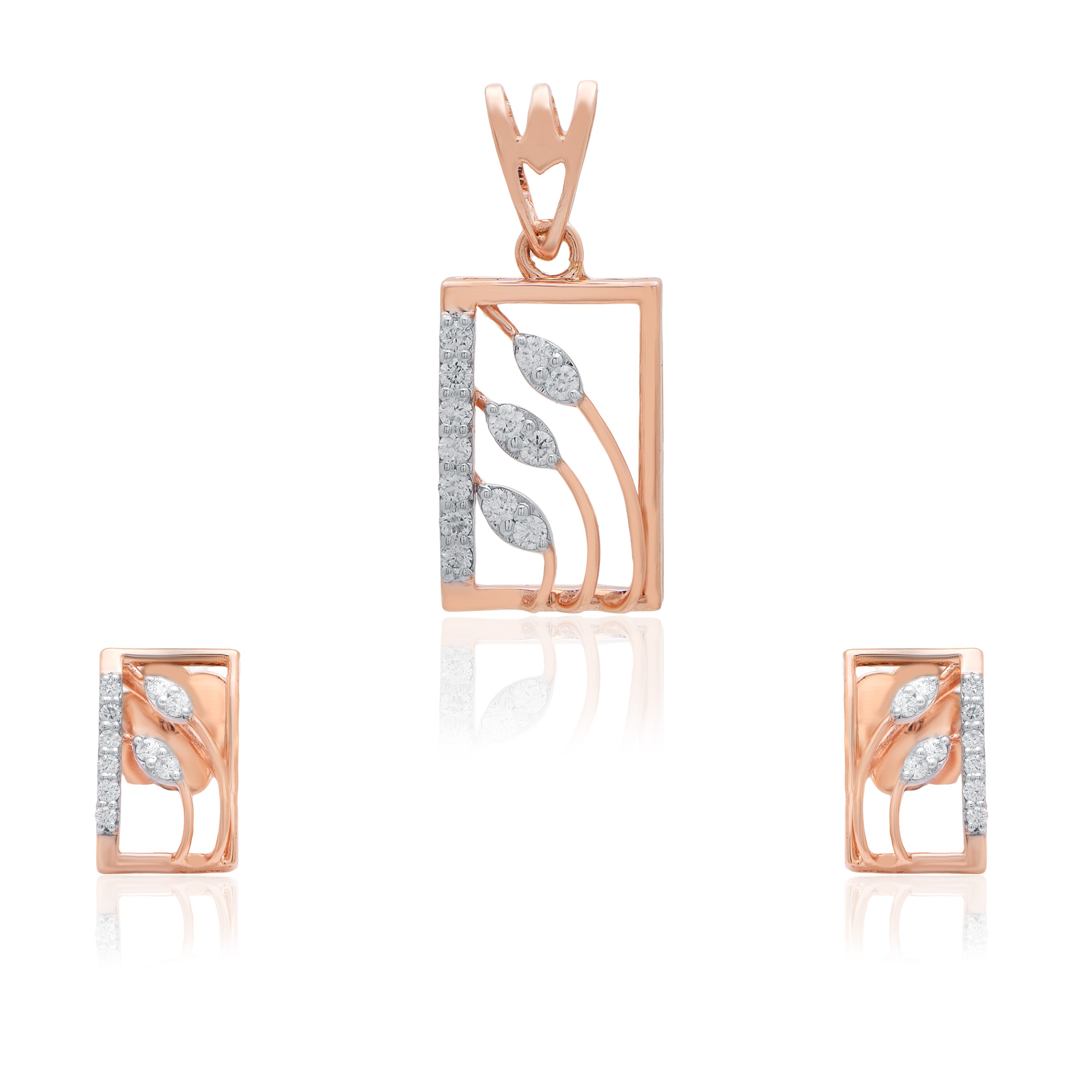 Tirelle Diamond Pendant Set