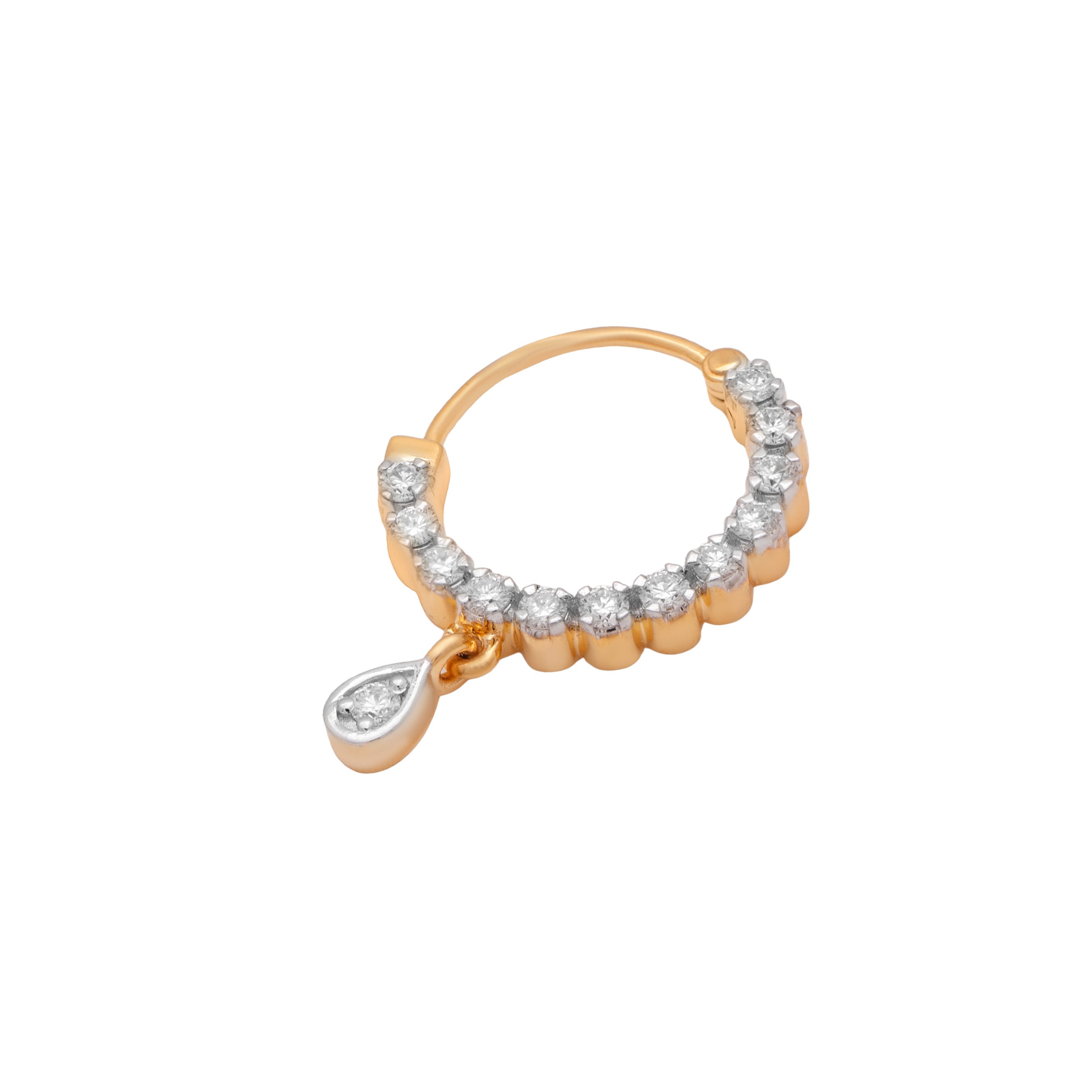 Soraya Halo Diamond Nose Ring
