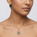 Amelie Halo Diamond Pendant