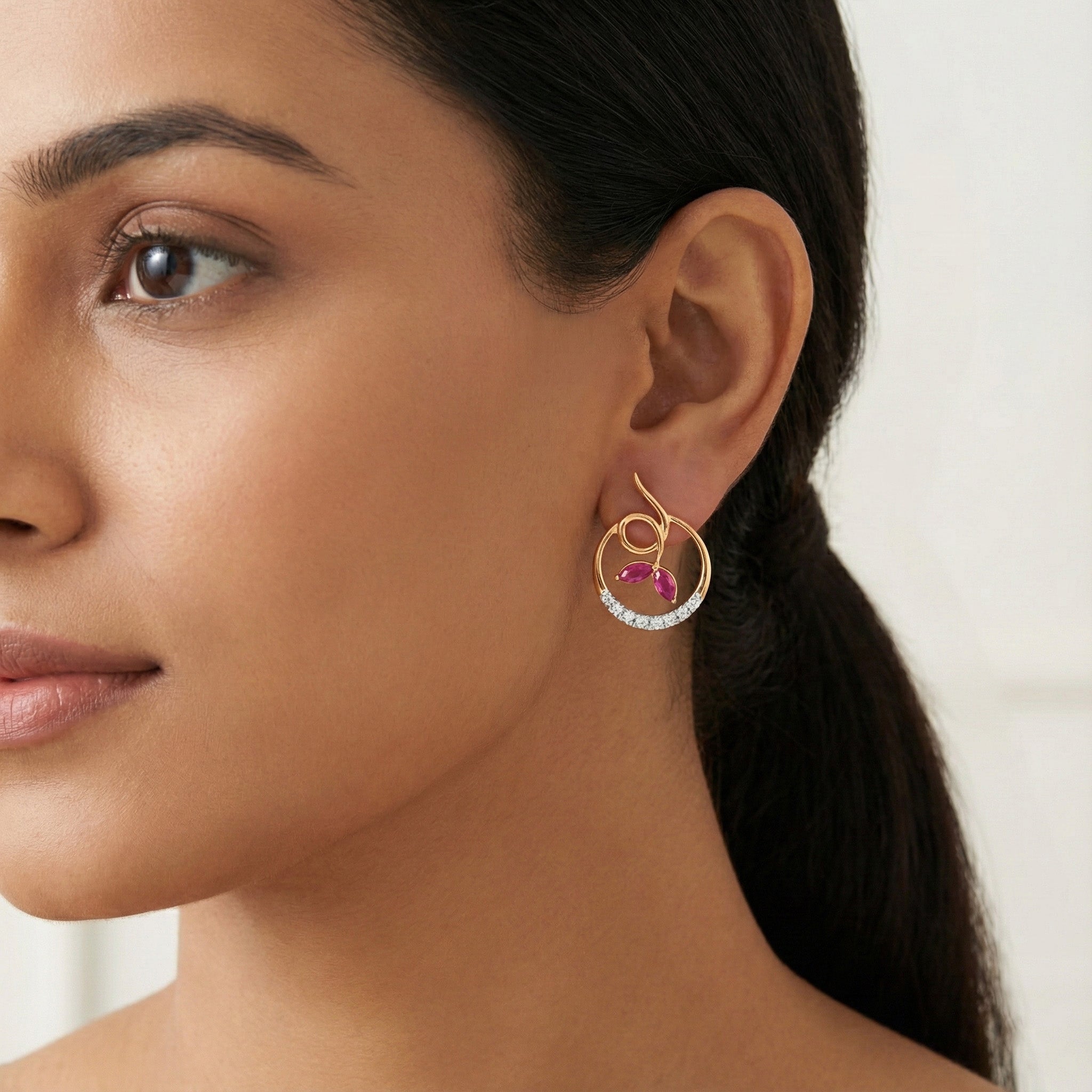 Corielle Bloom Diamond Earrings