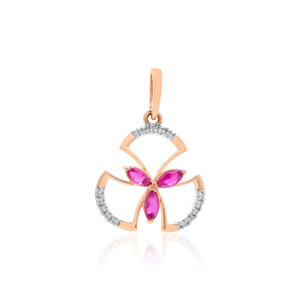 Velora Halo Diamond Pendant Set