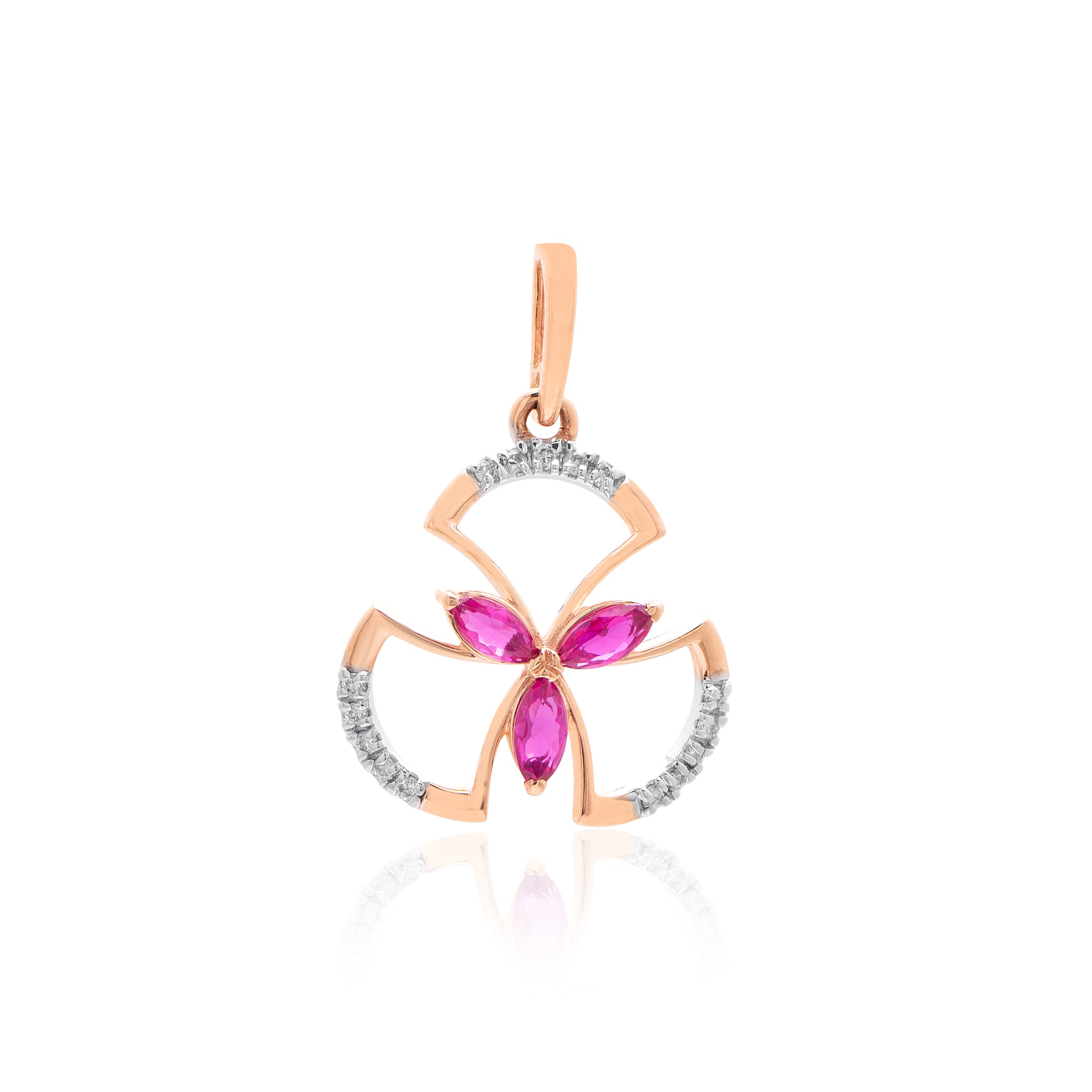 Velora Halo Diamond Pendant Set