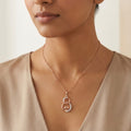 Velisse Halo Diamond Pendant