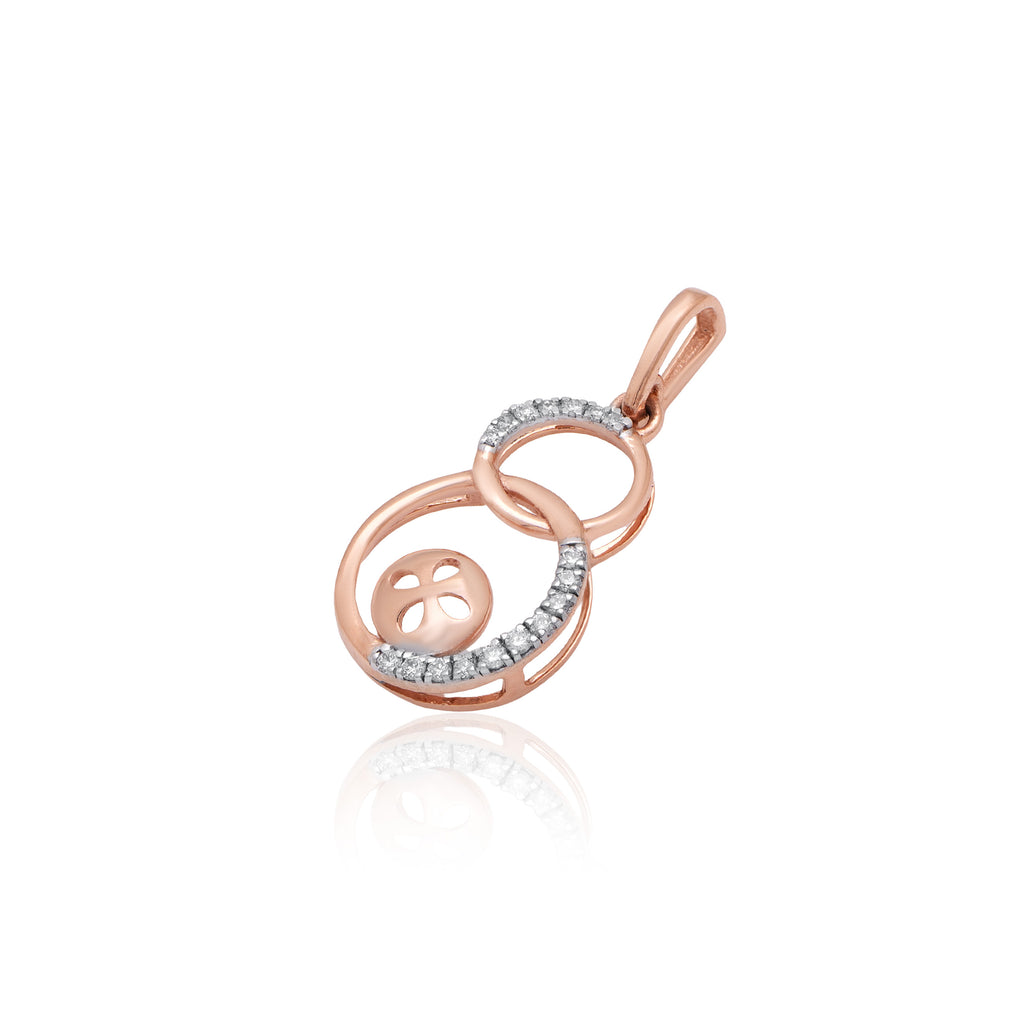 Velisse Halo Diamond Pendant