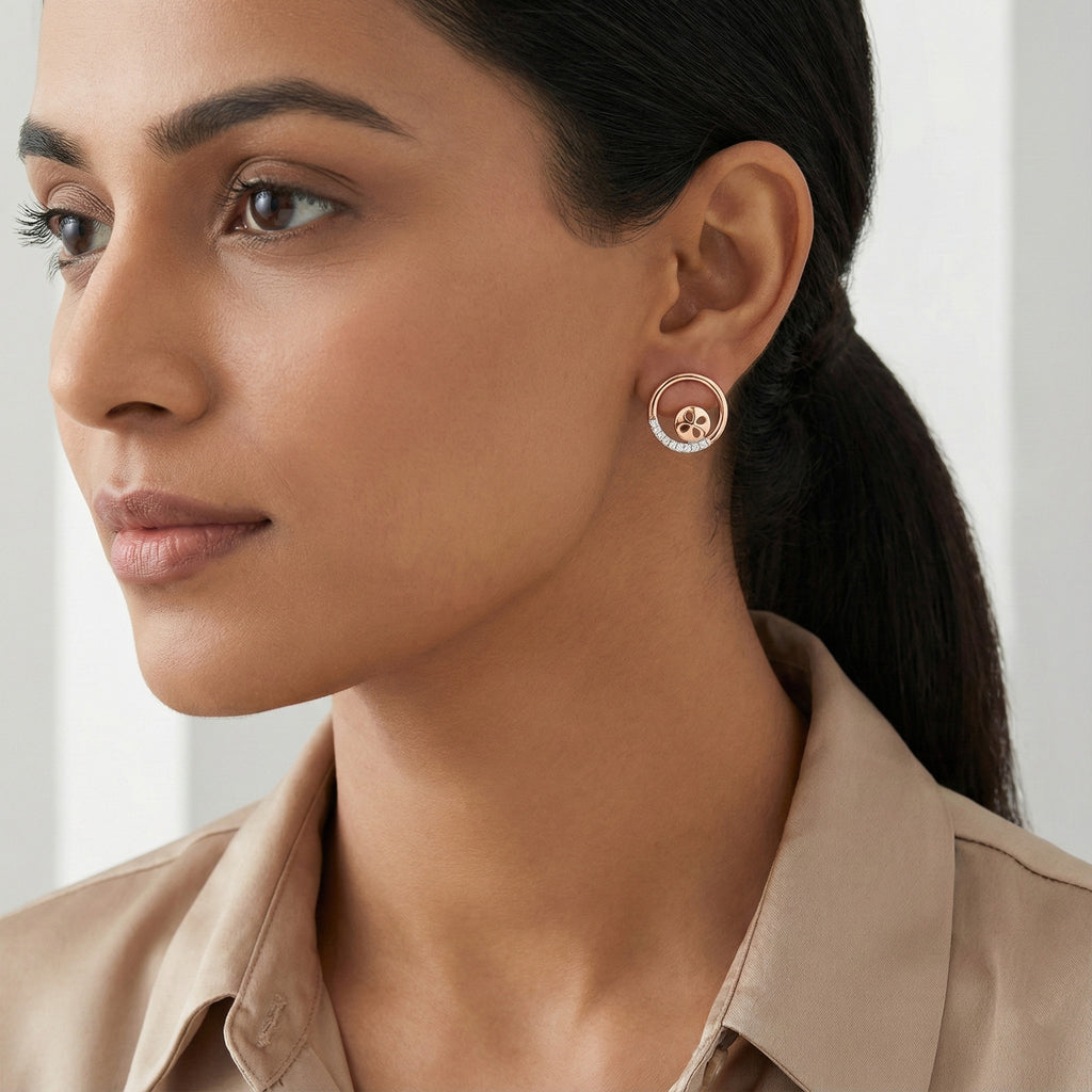 Virelle Bloom Diamond Earrings