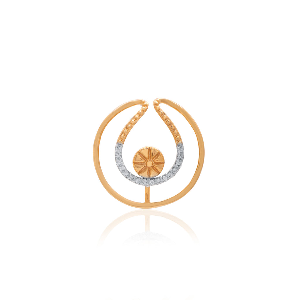 Vanelle Halo Diamond Pendant Set