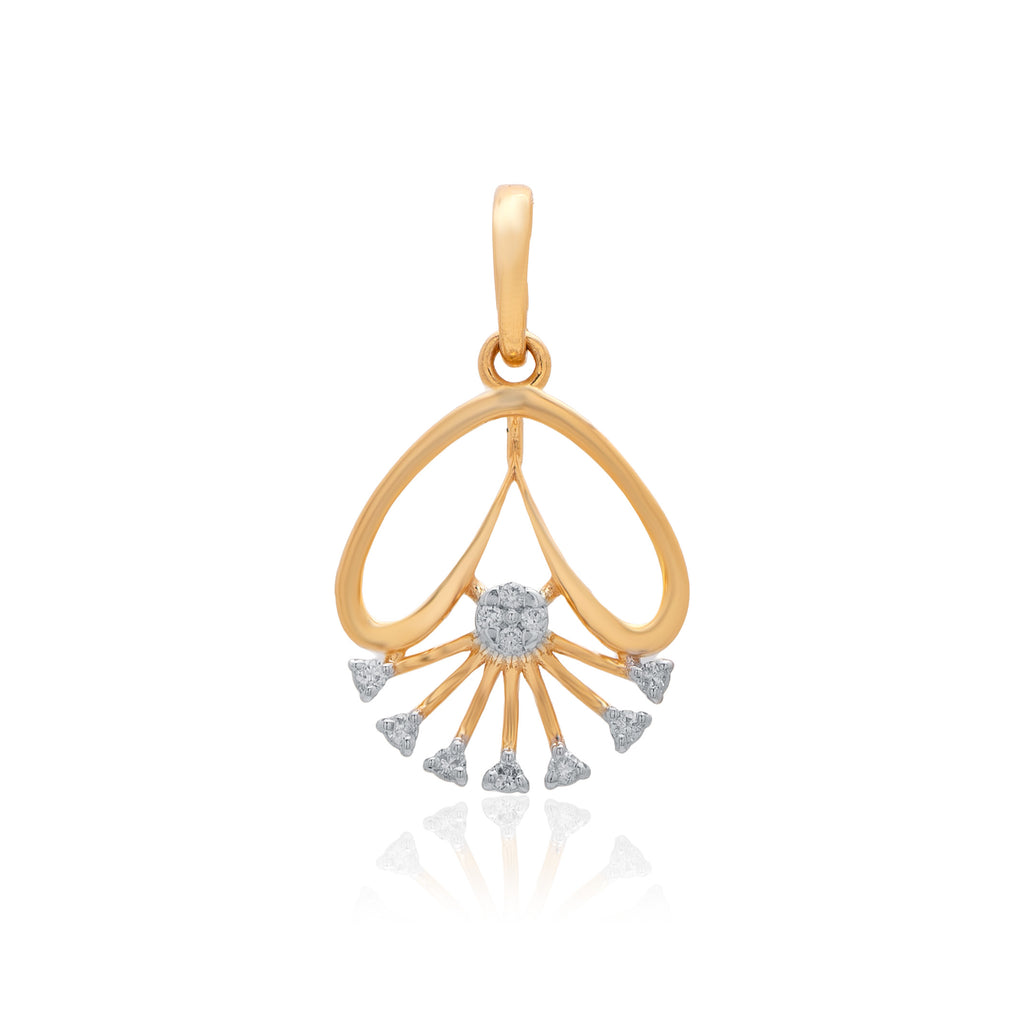 Orlisse Halo Diamond Pendant Set