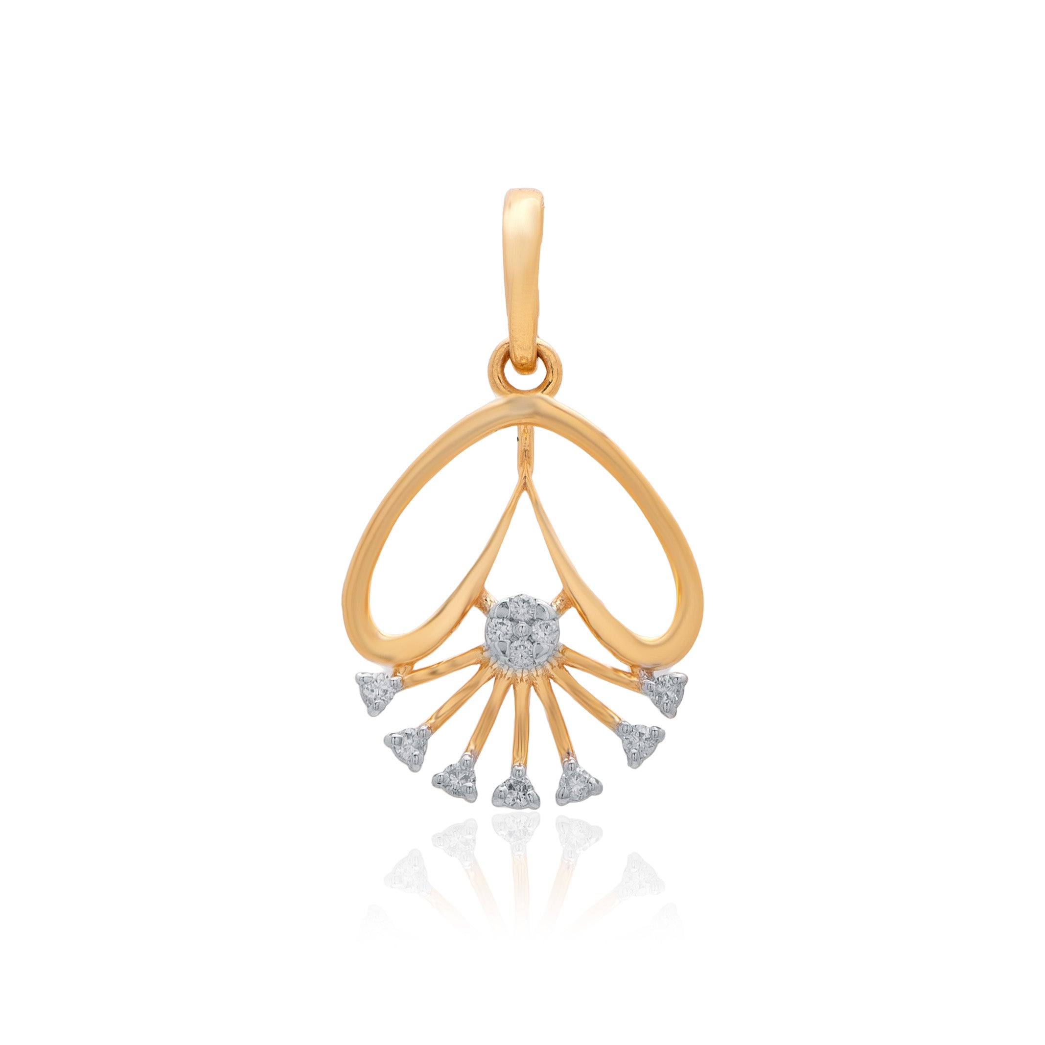 Orlisse Halo Diamond Pendant
