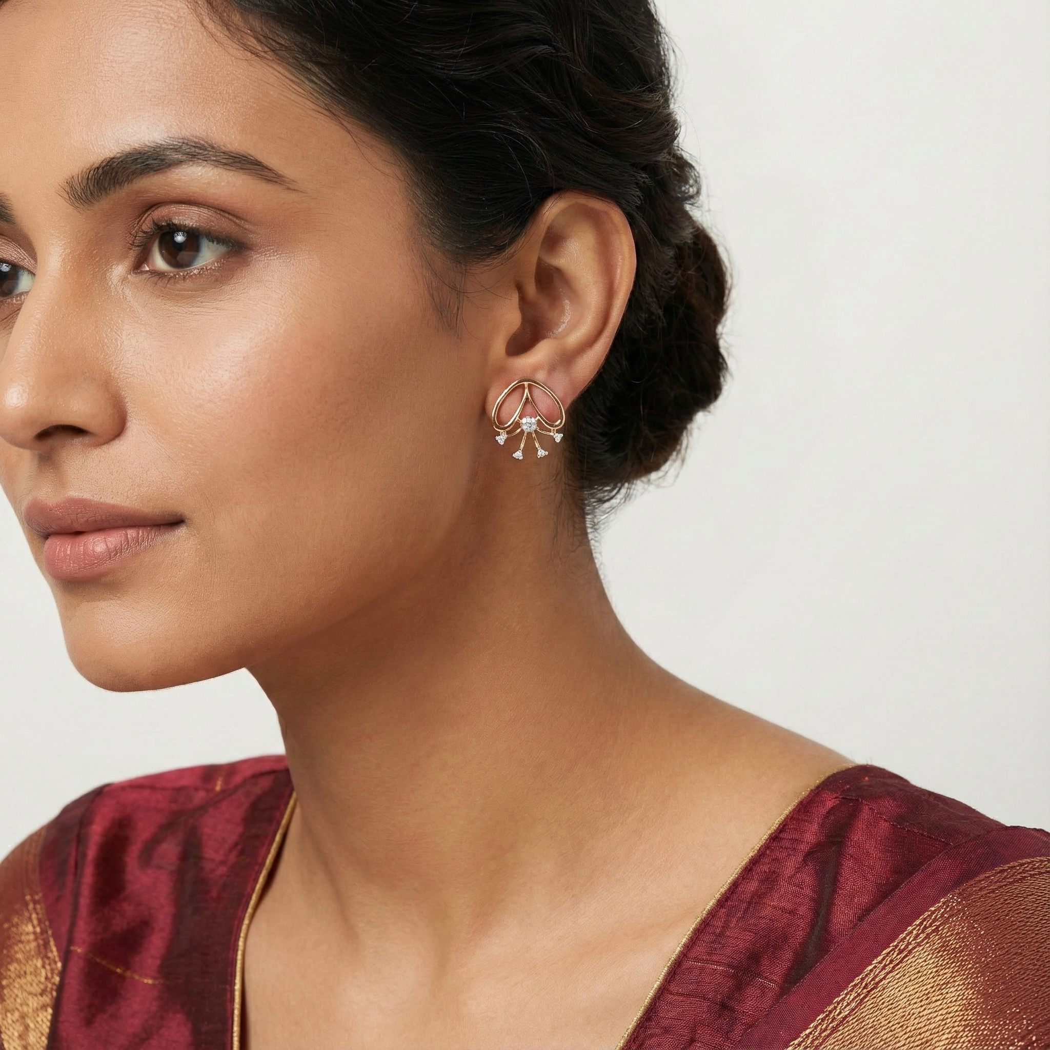 Orlina Bloom Diamond Earrings