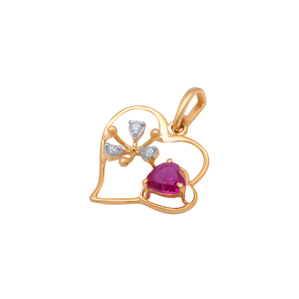 Elenza Halo Diamond Pendant Set