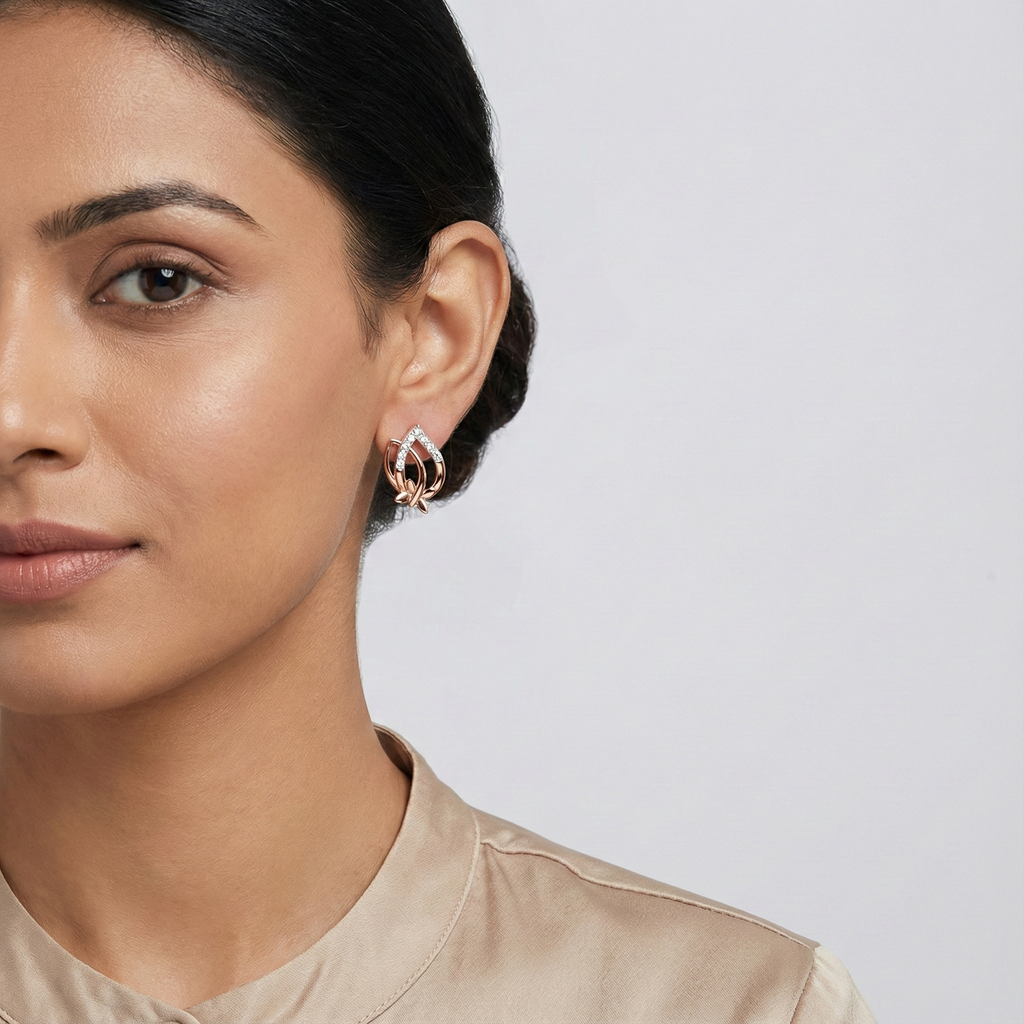 Aveline Bloom Diamond Earrings