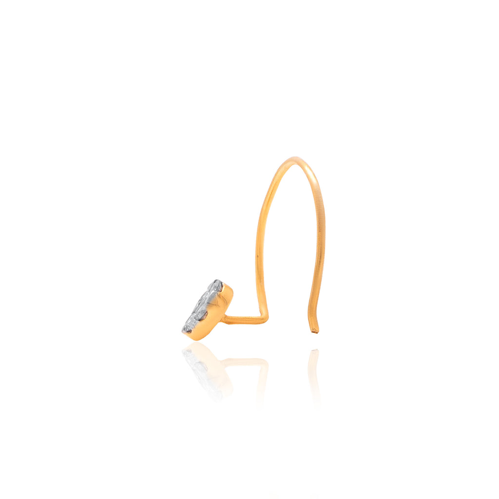 Aurelia Halo Diamond Nose Pin