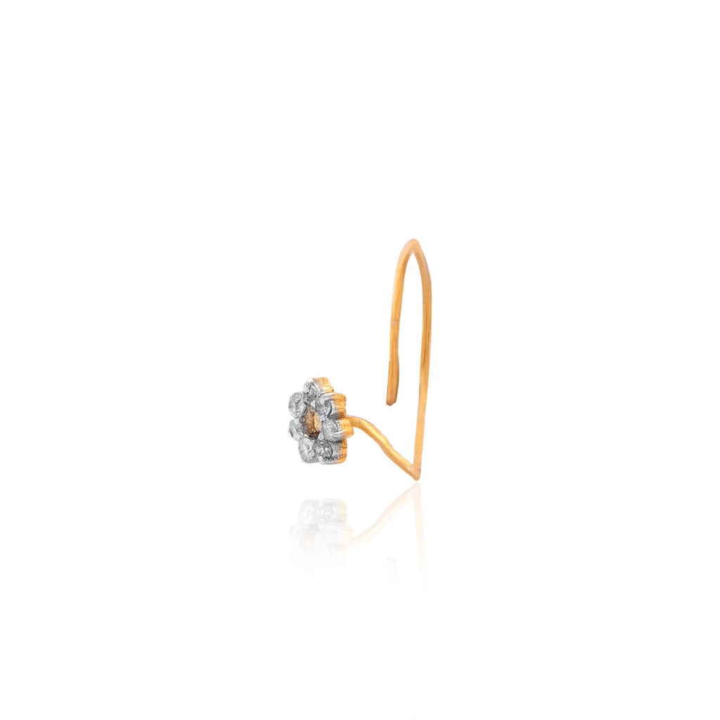 Calista Halo Diamond Nose Pin