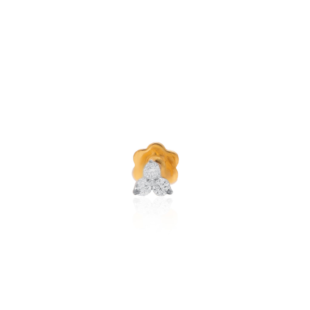 Valleria Halo Diamond Nose Pin