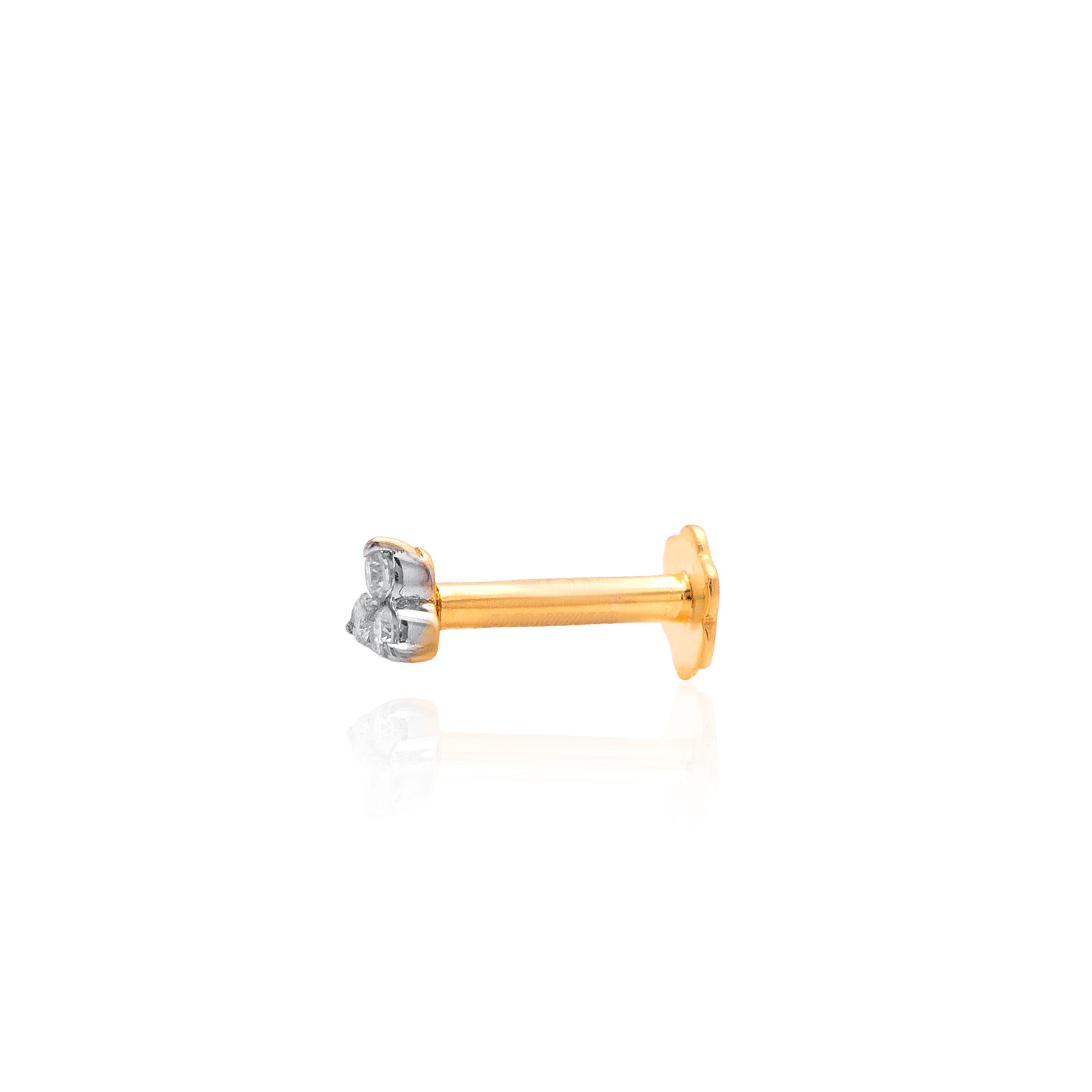 Valleria Halo Diamond Nose Pin