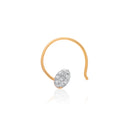 Elara Halo Diamond Nose Pin