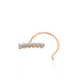 Nivara Halo Diamond Nose Pin