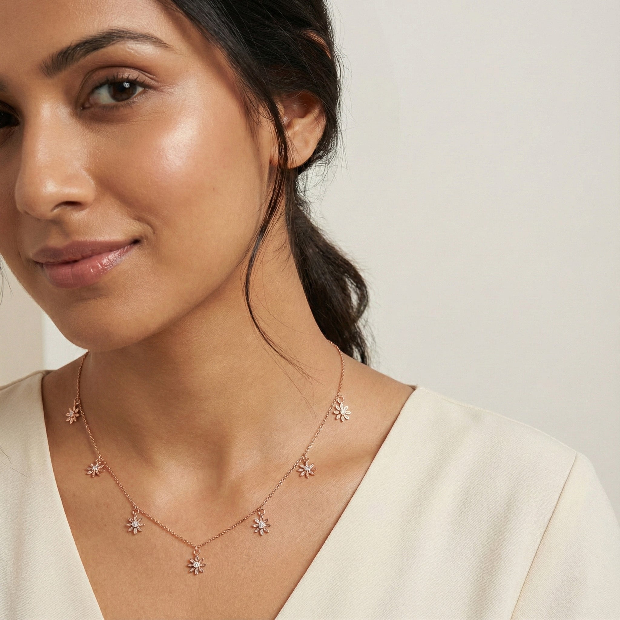 Tirelle Gleam Diamond Necklace