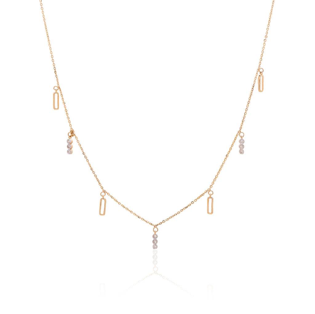 Orlisse Gleam Diamond Necklace
