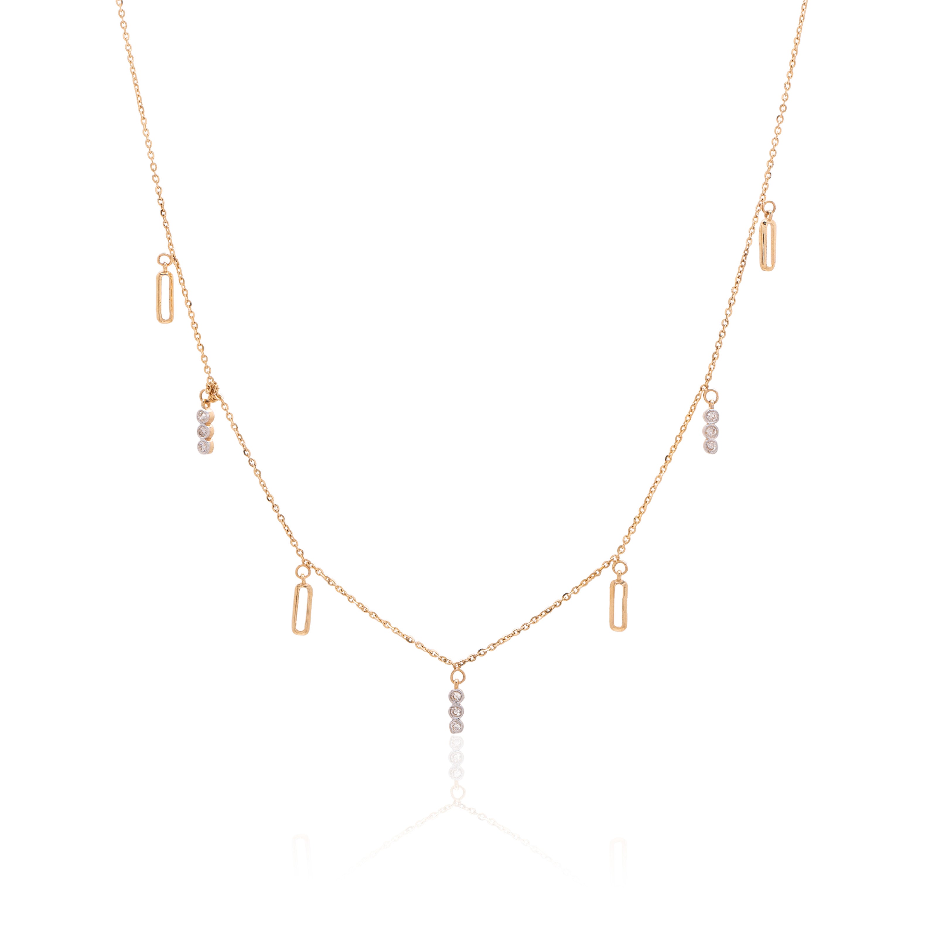 Orlisse Gleam Diamond Necklace