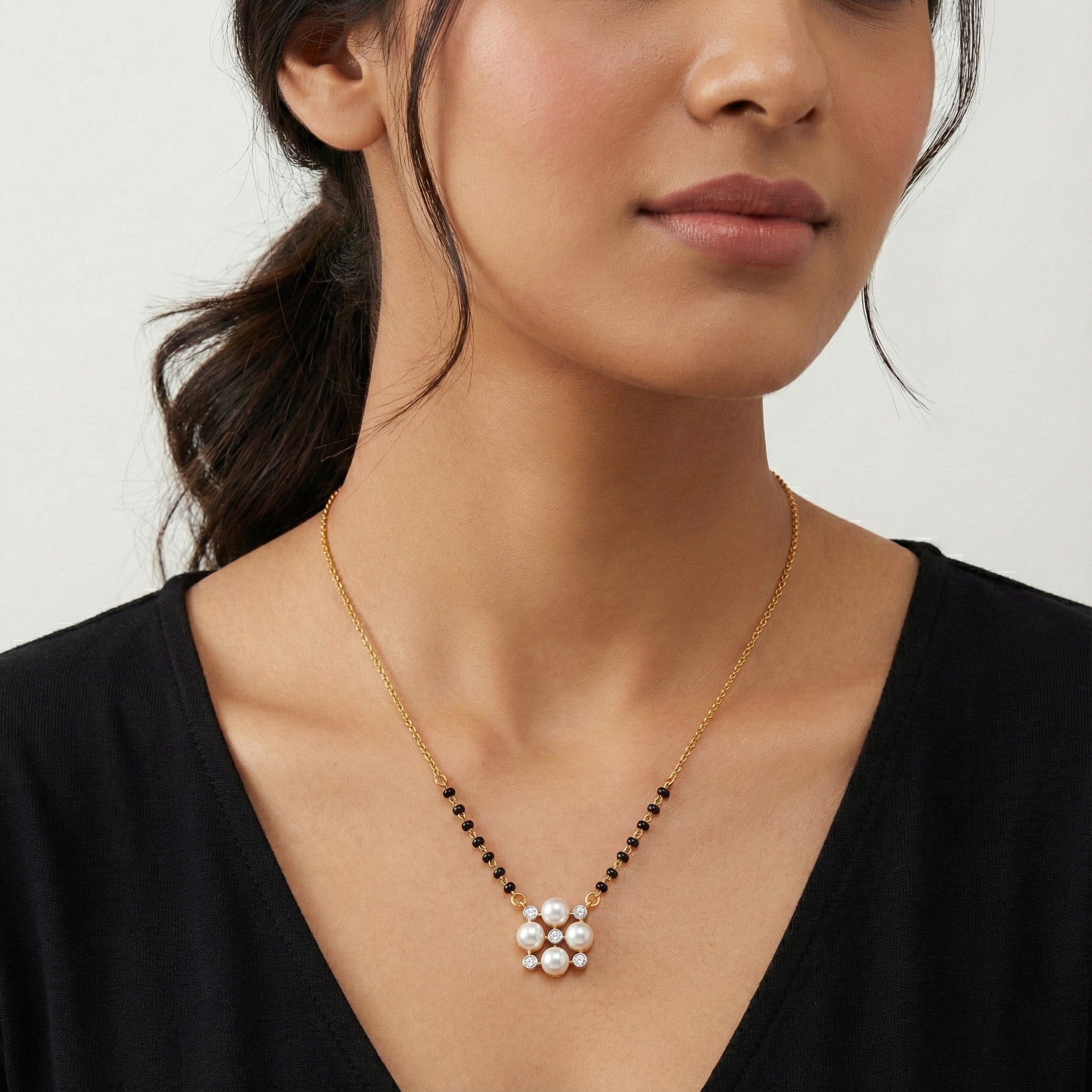Elowen Halo Diamond Pendant