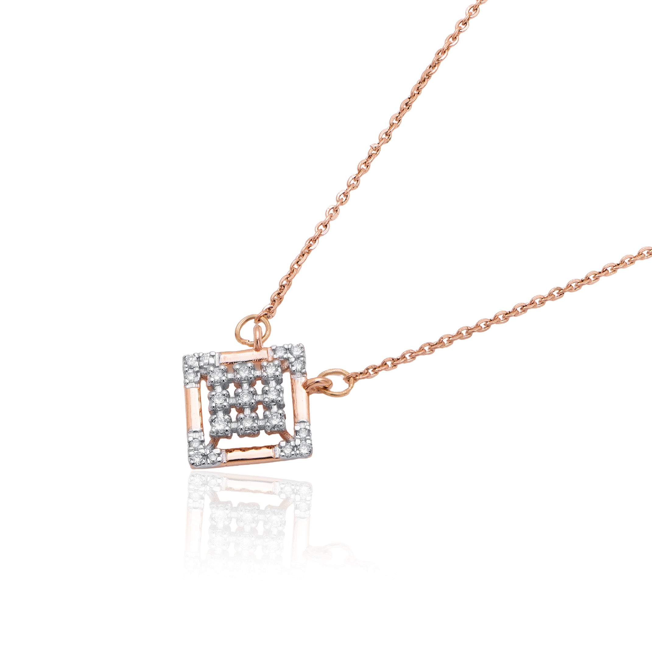 Corielle Halo Diamond Pendant