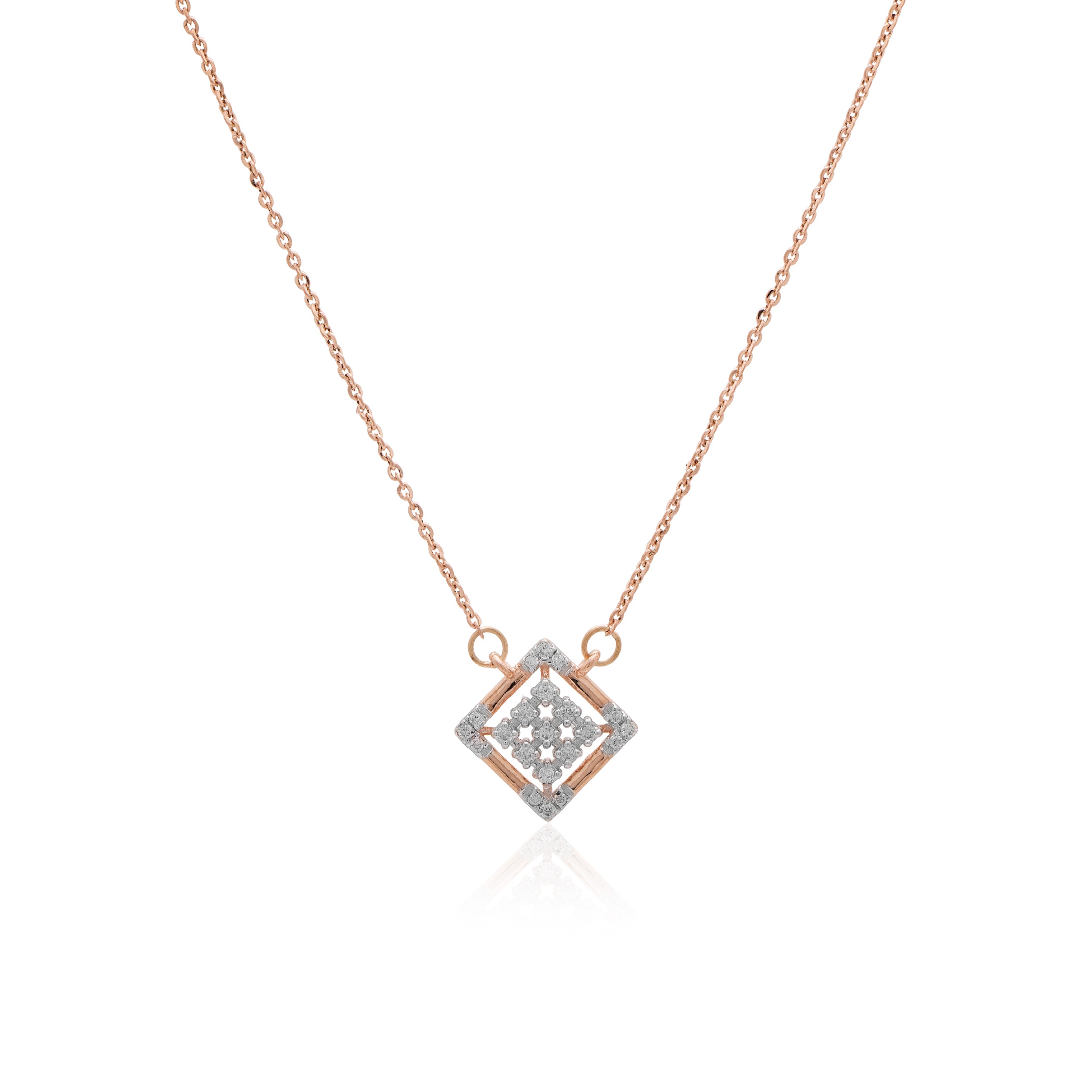 Corielle Halo Diamond Pendant