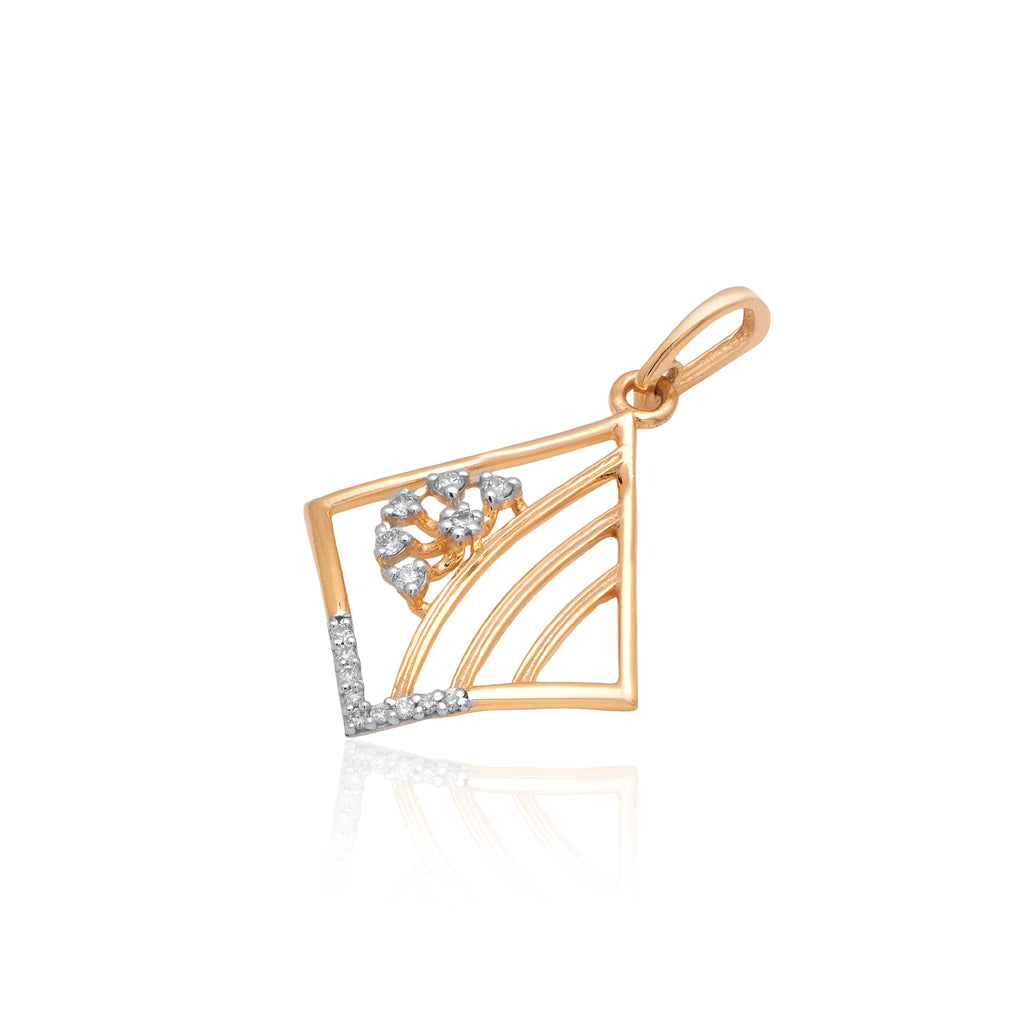 Marielle Halo Diamond Pendant Set