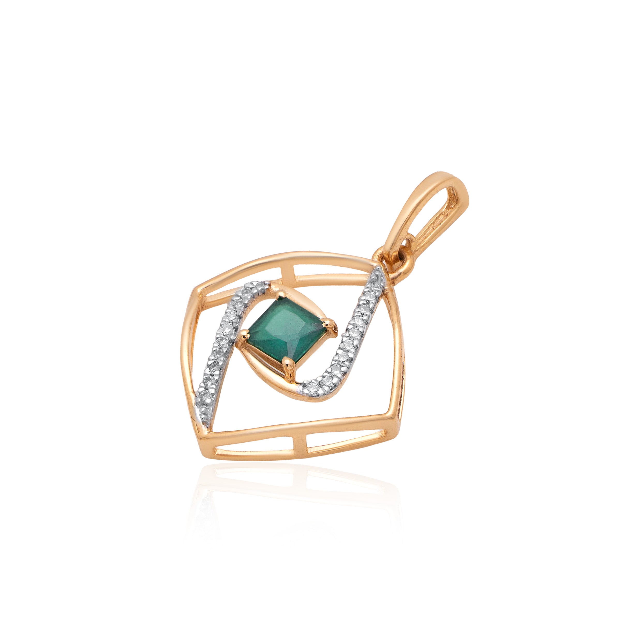Alina Halo Diamond Pendant