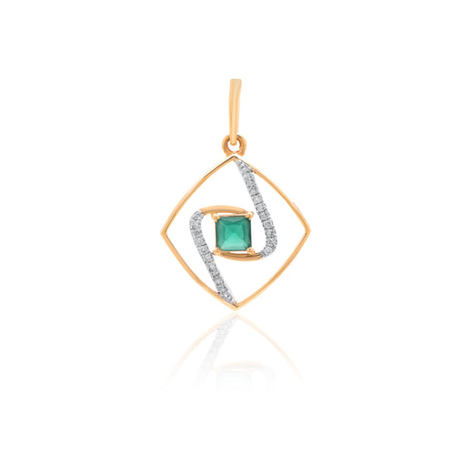 Alina Halo Diamond Pendant
