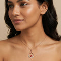 Lumira Halo Diamond Pendant Set
