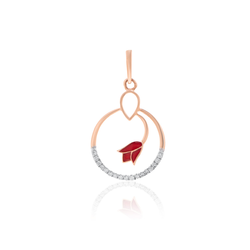 Lumira Halo Diamond Pendant Set