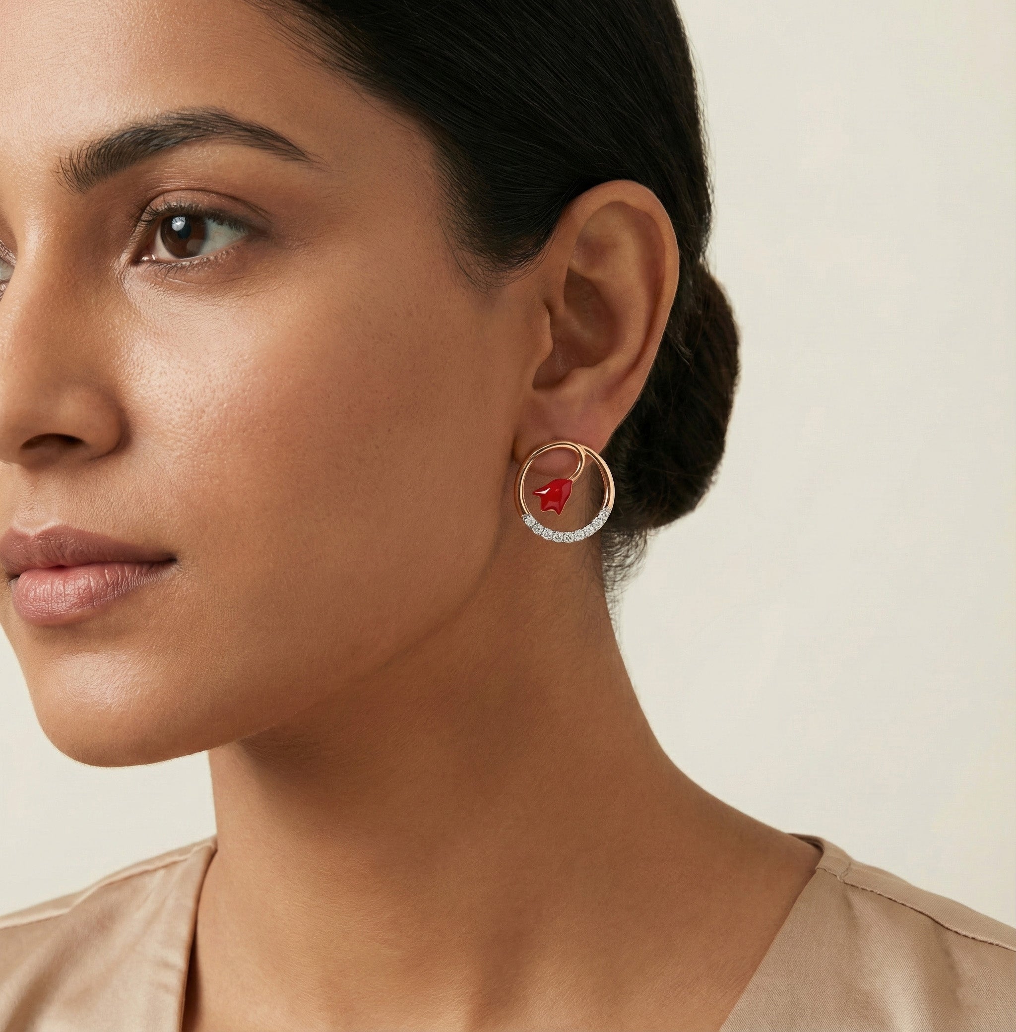 Selene Bloom Diamond Earrings