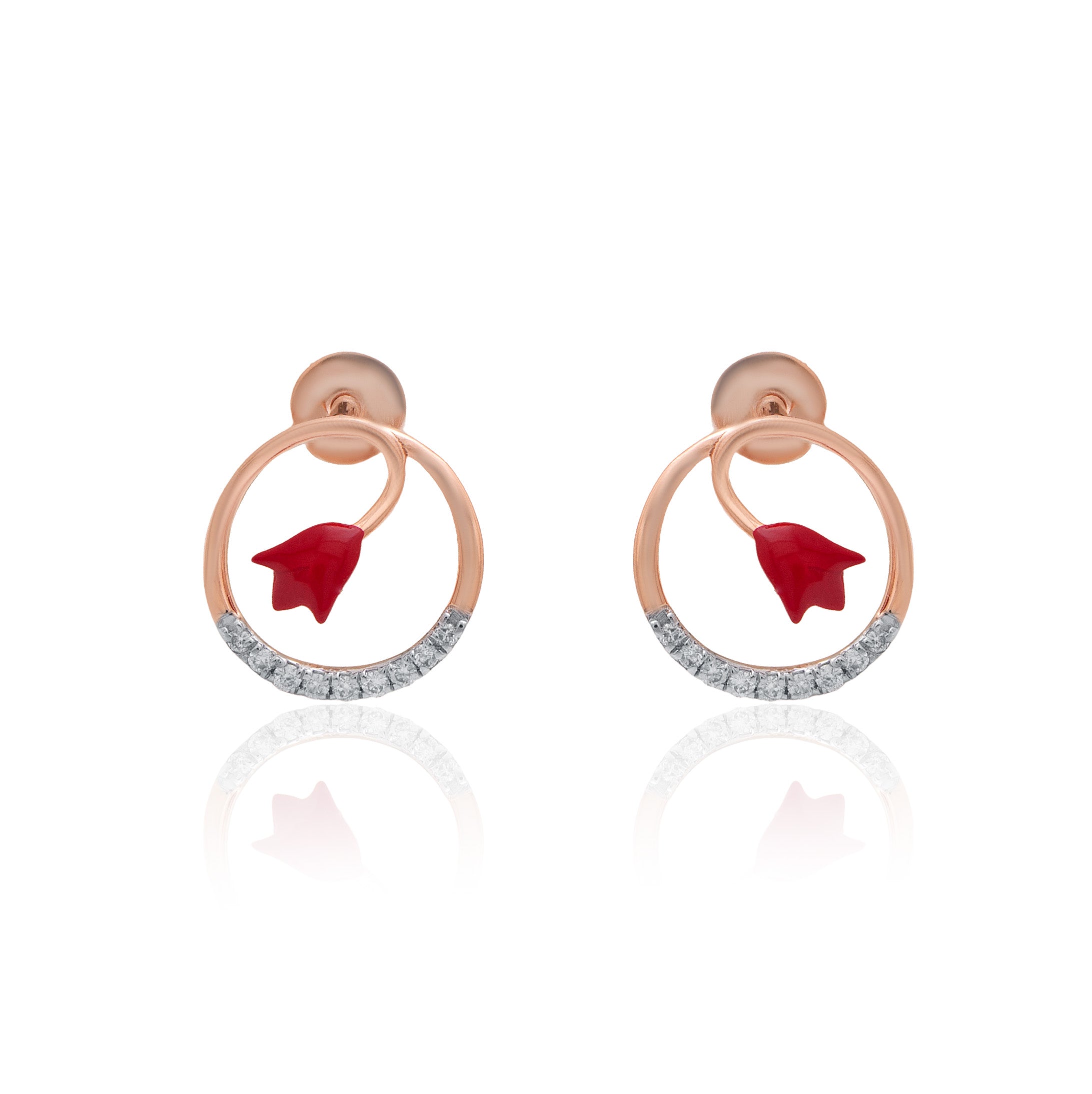 Selene Bloom Diamond Earrings