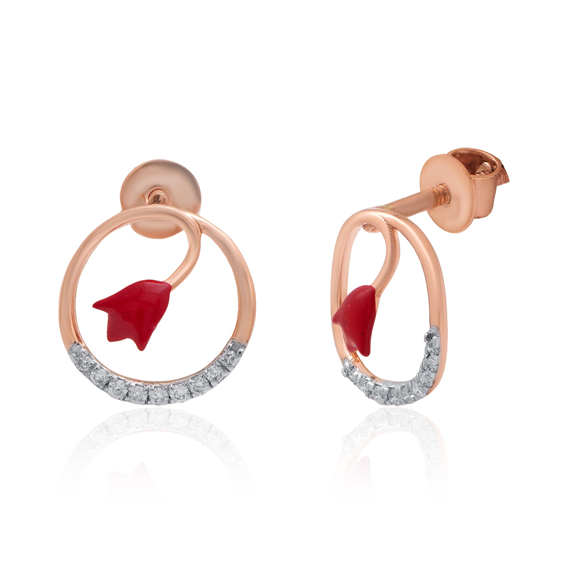 Selene Bloom Diamond Earrings