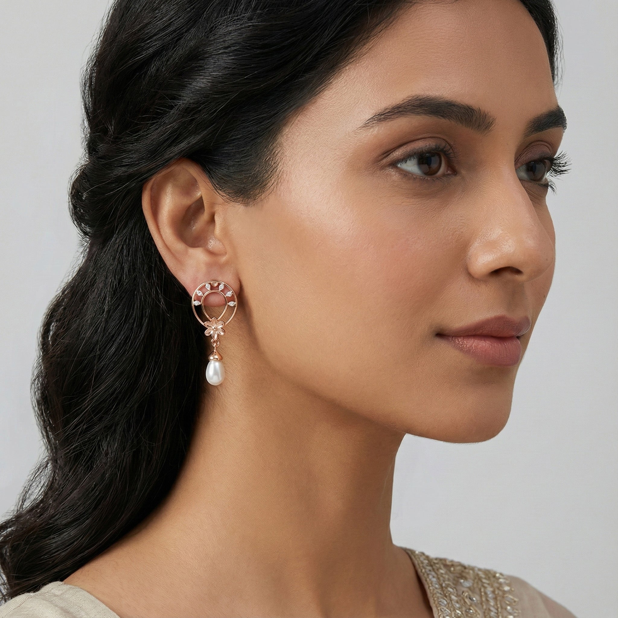 Ariessa Bloom Diamond Earrings