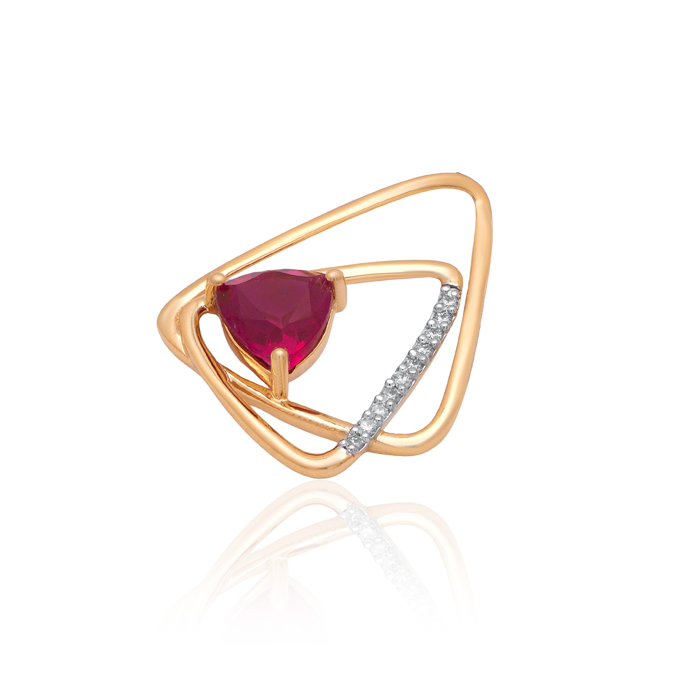 Leora Halo Diamond Pendant