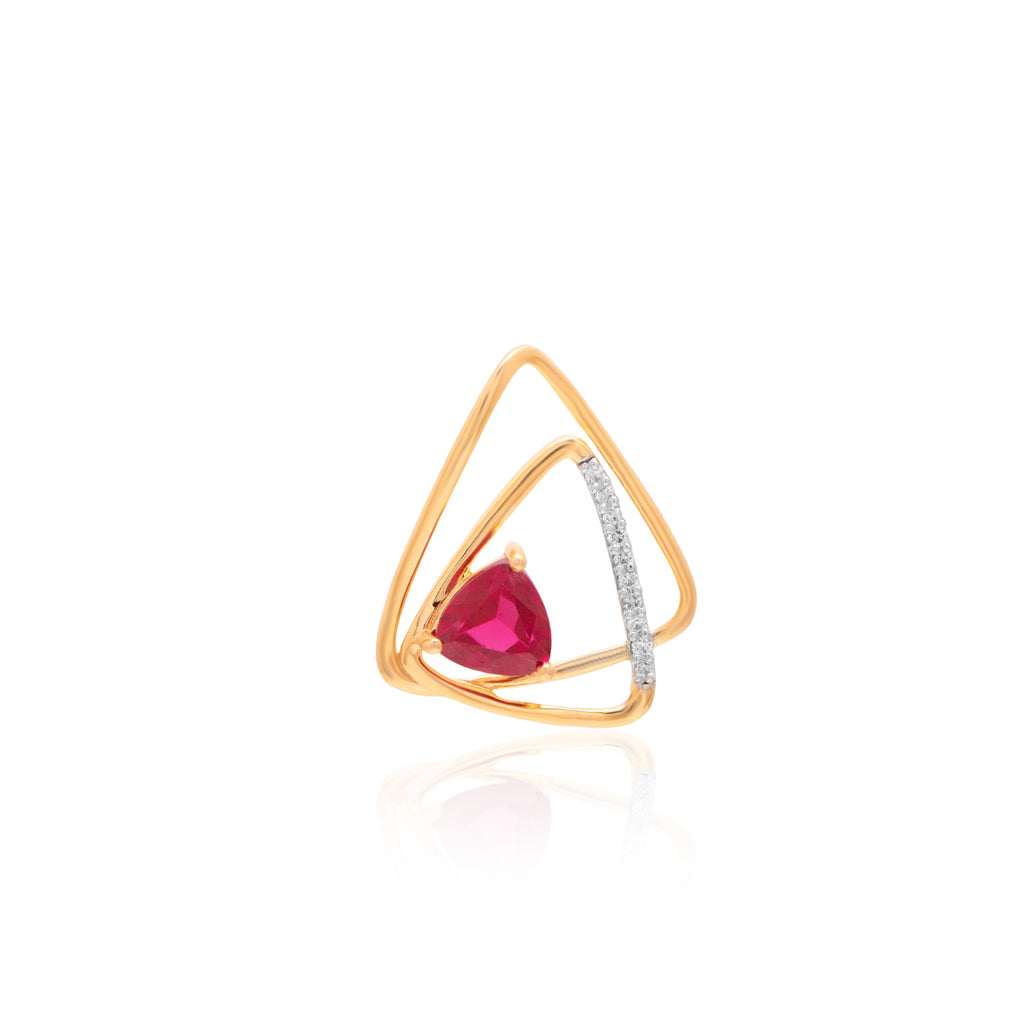 Leora Halo Diamond Pendant