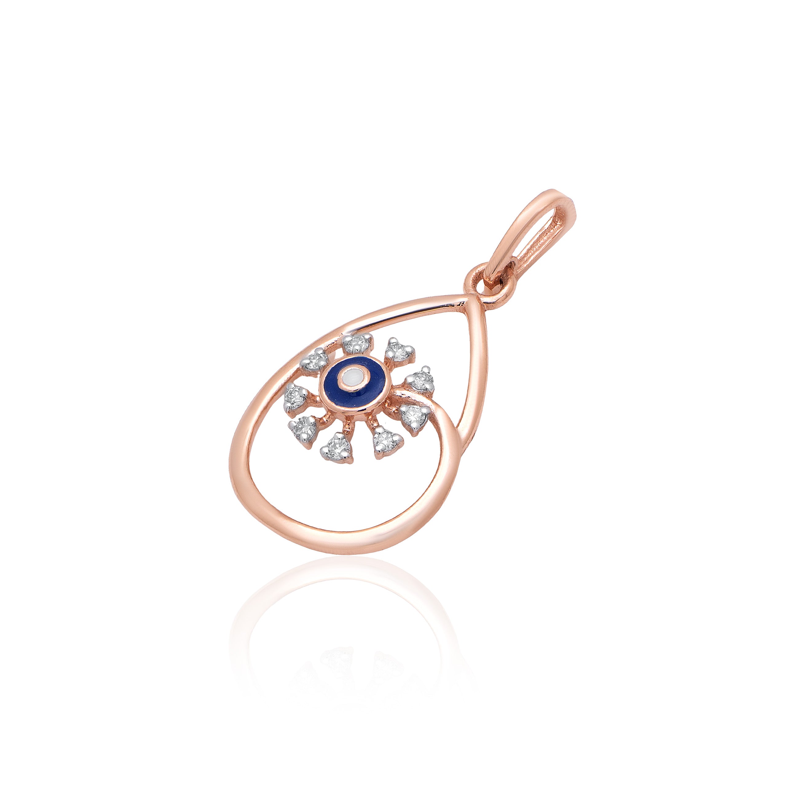 Sereia Halo Diamond Pendant Set