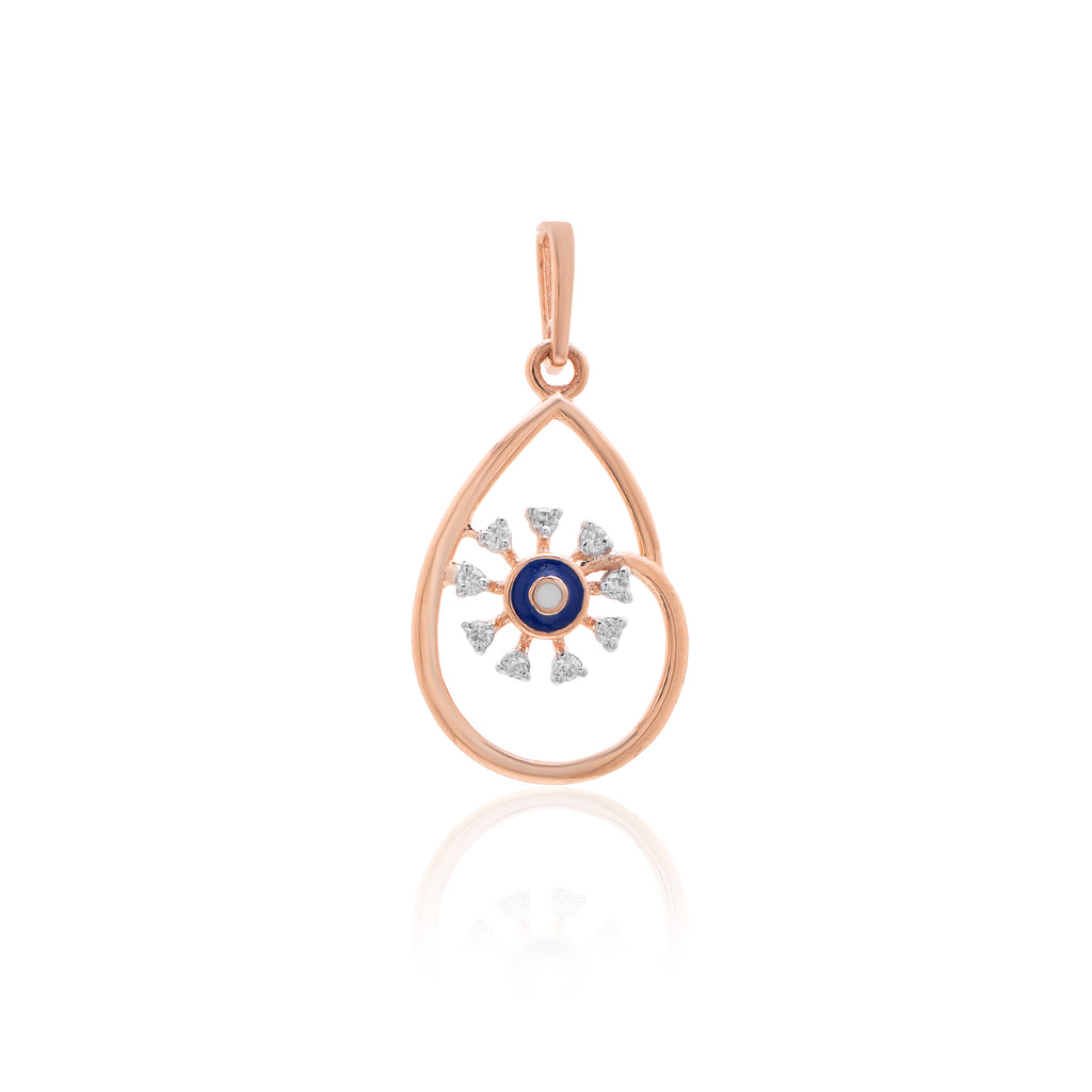 Sereia Halo Diamond Pendant Set