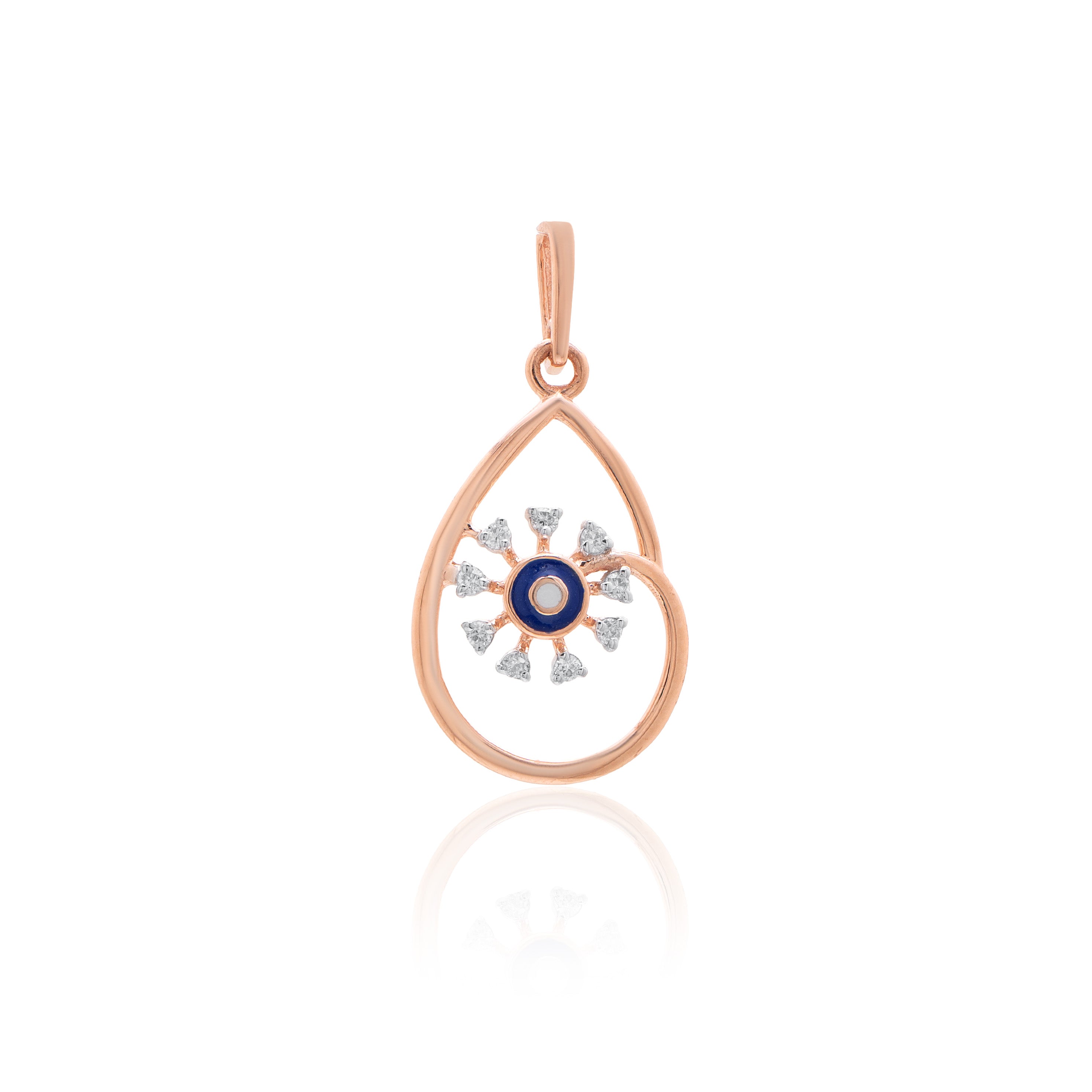 Sereia Halo Diamond Pendant Set