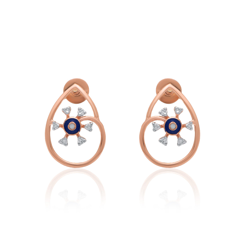 Elara Bloom Diamond Earrings