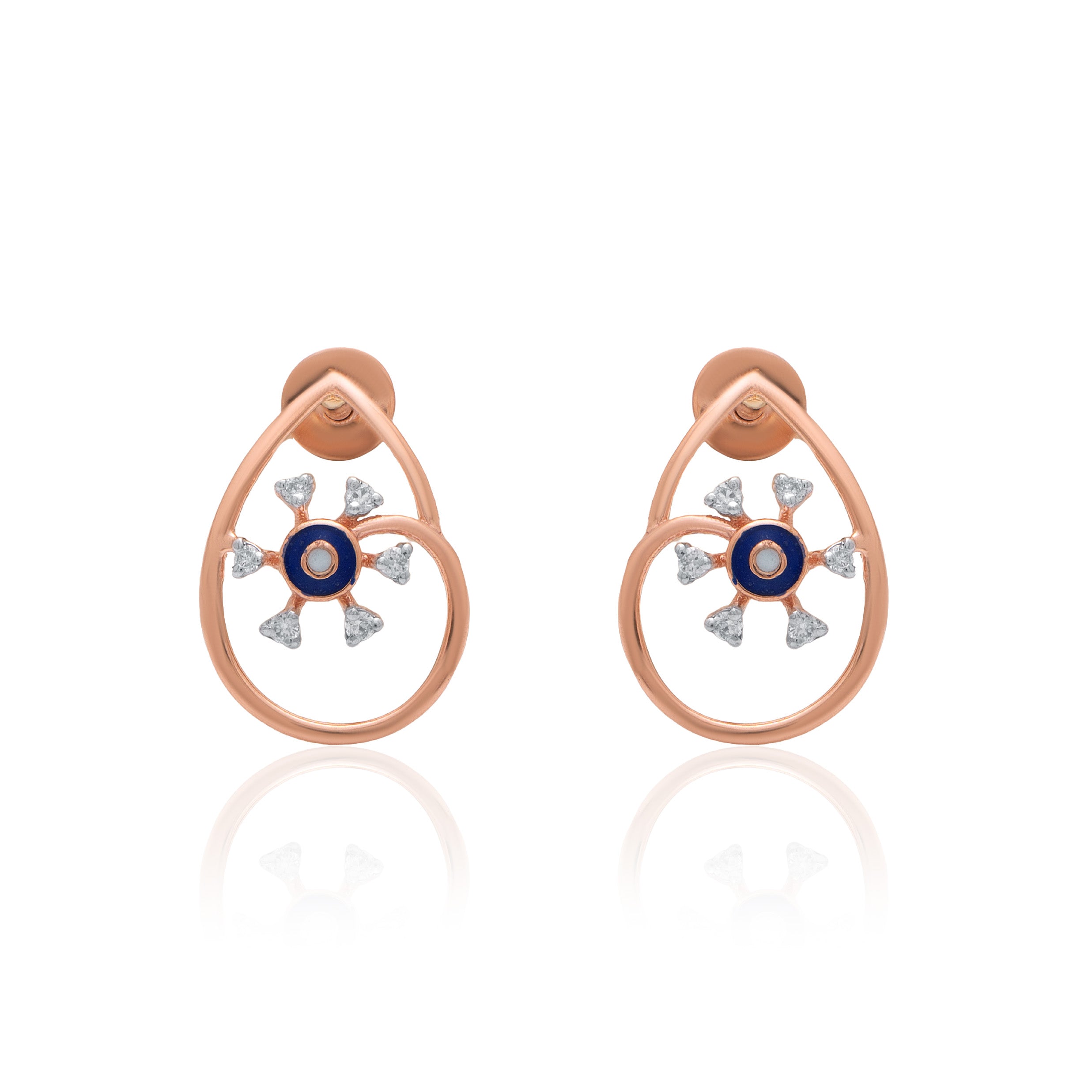 Elara Bloom Diamond Earrings