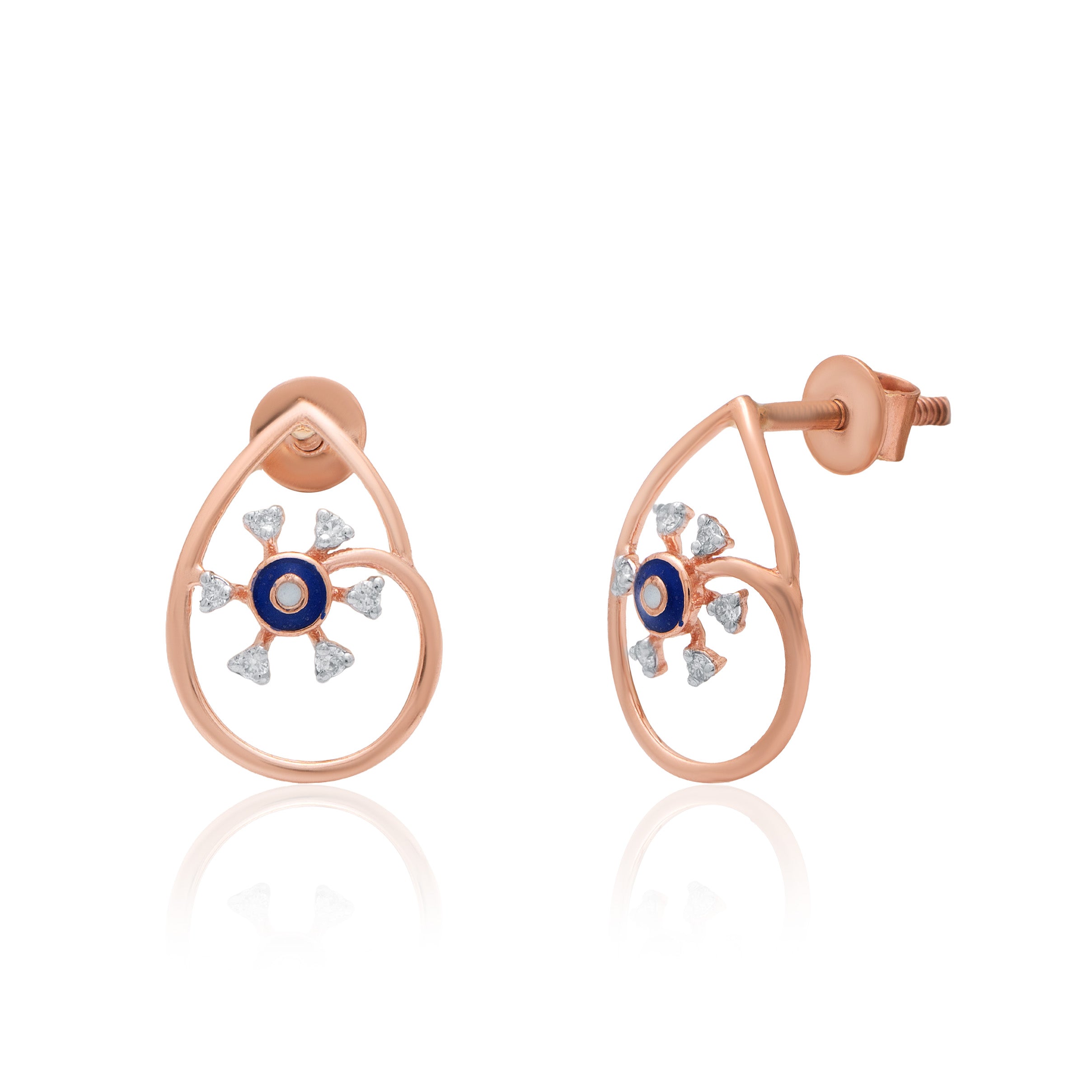 Elara Bloom Diamond Earrings