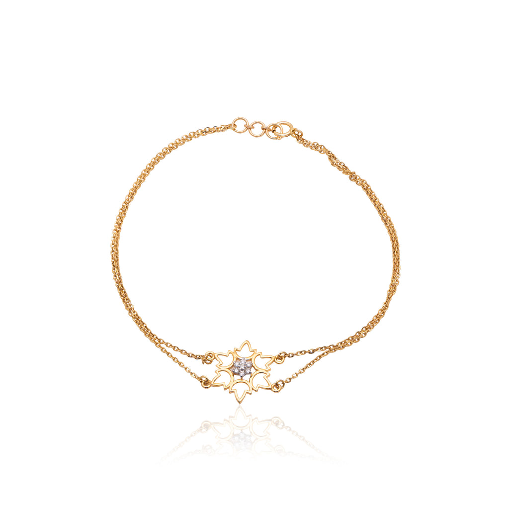 Noressa Halo Diamond Bracelet
