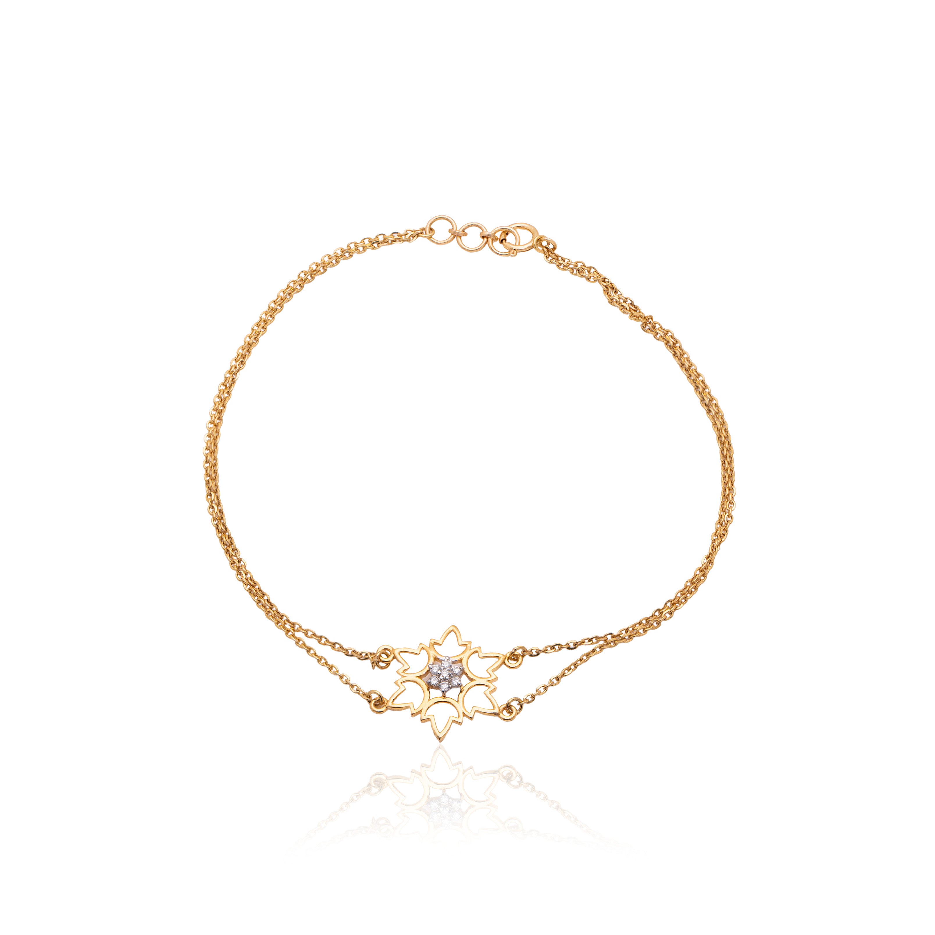 Noressa Halo Diamond Bracelet