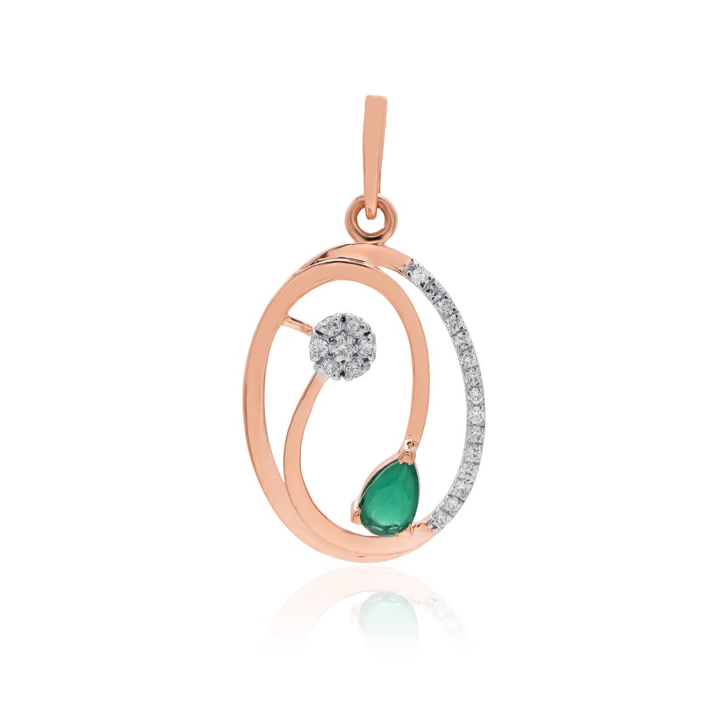 Marella Halo Diamond Pendant Set