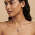 Loriva Halo Diamond Pendant