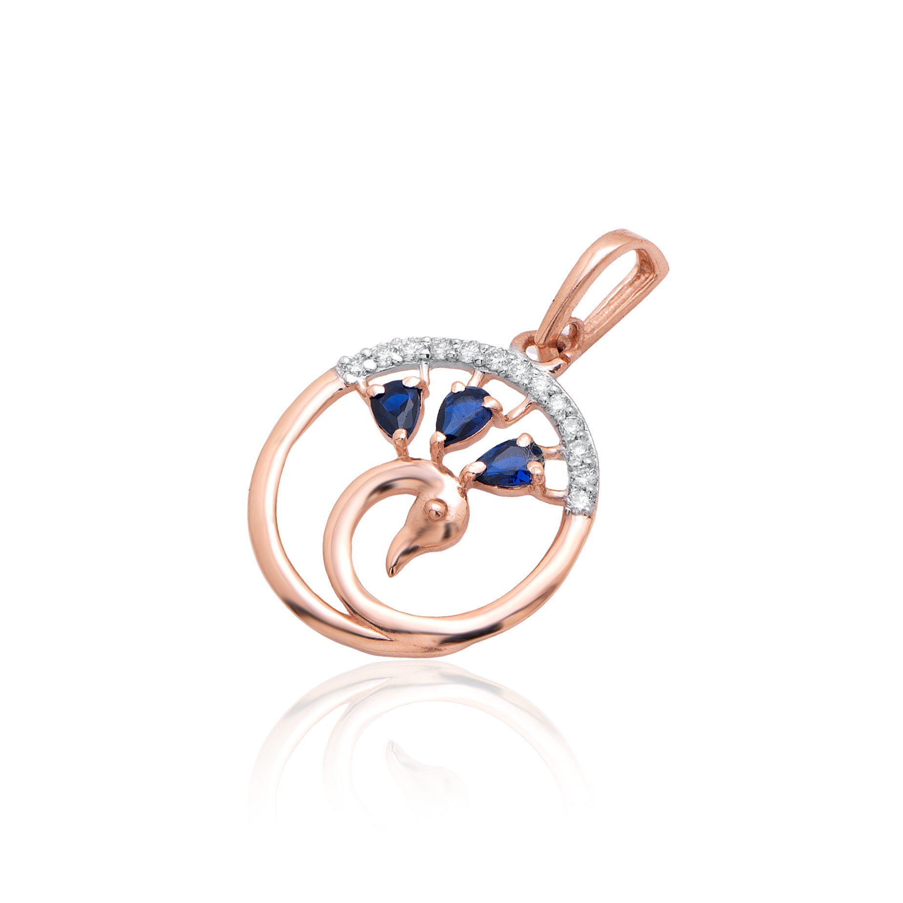 Loriva Halo Diamond Pendant Set