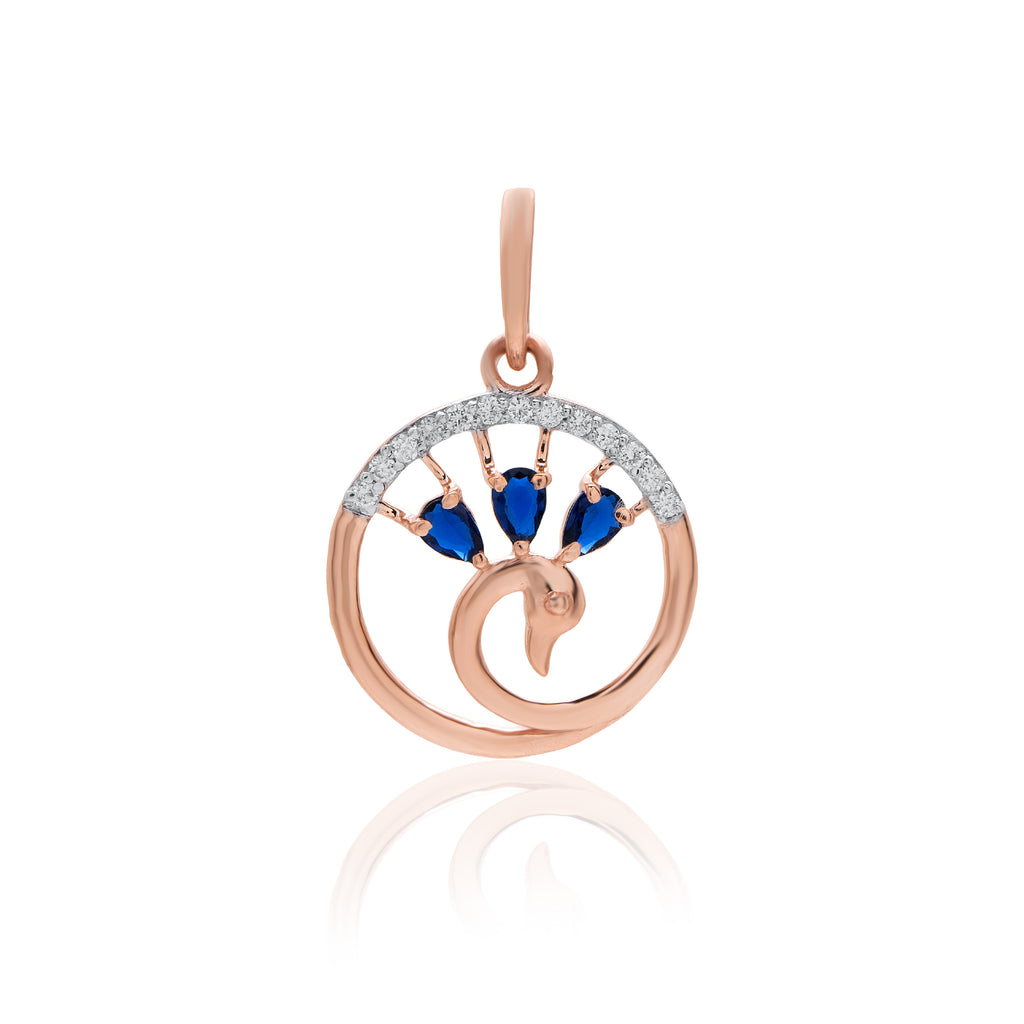 Loriva Halo Diamond Pendant Set